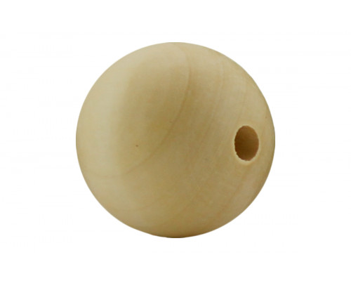 Деревянная бусина оптом шар 50 мм