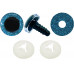 Глаза винтовые оптом 14 мм голубые 3D (10 шт. – 5 пар)