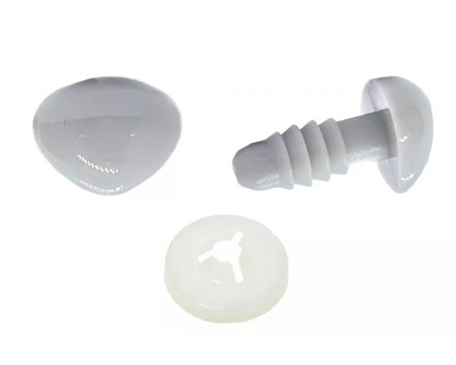 Носик винтовой оптом 18x14 мм серый треугольный пластиковый LineLand (10 шт.)