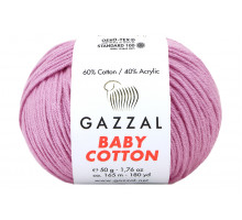 Gazzal Baby Cotton 3422 пыльная роза