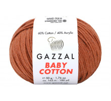 Gazzal Baby Cotton 3454 терракот