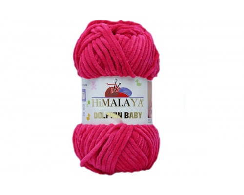 Пряжа Гималаи/Хималая Долфин Беби оптом – цвет 80314 ярко-малиновый
