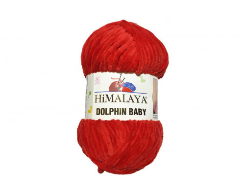Пряжа Гималаи/Хималая Долфин Беби оптом – цвет 80318 красный