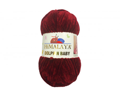 Пряжа Гималаи/Хималая Долфин Беби оптом – цвет 80322 вишневый