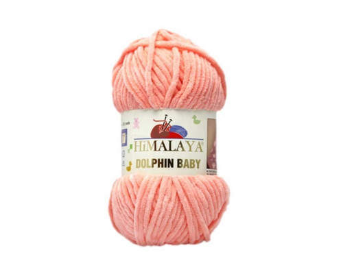 Пряжа Гималаи/Хималая Долфин Беби оптом – цвет 80323 розовый персик