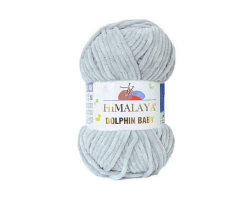 Пряжа Гималаи/Хималая Долфин Беби оптом – цвет 80351 бледно-серый