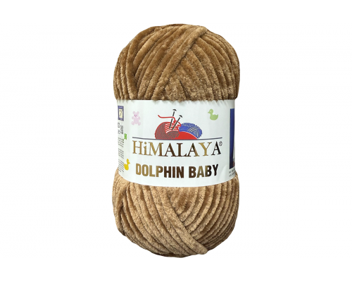 Пряжа Гималаи/Хималая Долфин Беби оптом – цвет 80374 карамель