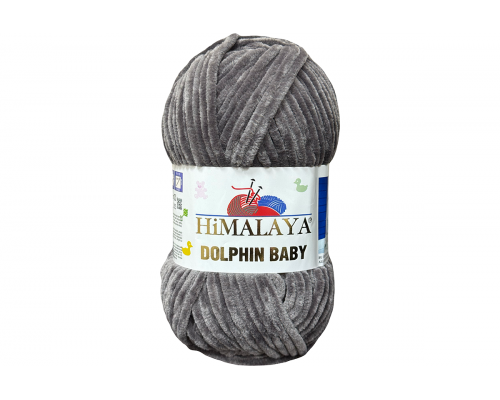 Пряжа Гималаи/Хималая Долфин Беби оптом – цвет 80382 темно-серый