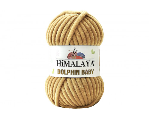 Пряжа Гималаи/Хималая Долфин Беби оптом – цвет 80390 светлая карамель