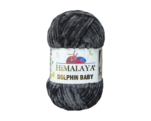 Пряжа Гималаи/Хималая Долфин Беби оптом – цвет 80394 темный графит