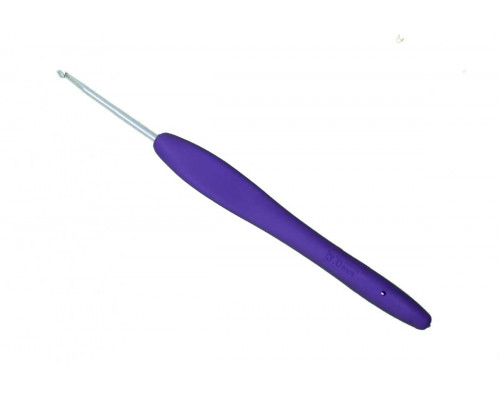 Крючок для вязания оптом 3 мм с каучуковой ручкой