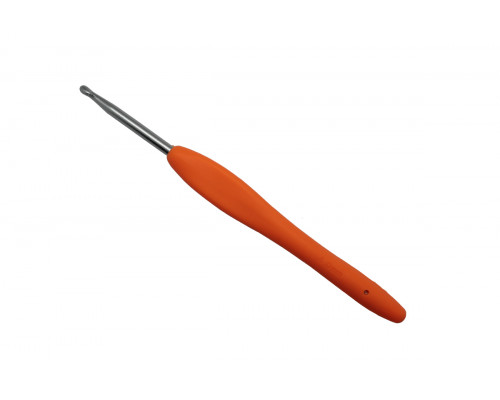 Крючок для вязания оптом 4 мм с каучуковой ручкой
