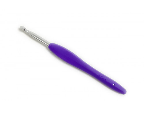 Крючок для вязания оптом 5.5 мм с каучуковой ручкой