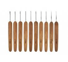 Набор крючков с бамбуковой ручкой 10 шт (0.75-3.0)