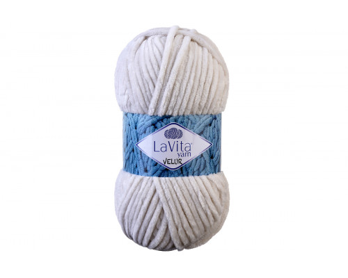 Пряжу Lavita Yarn Velur цвет 1040 пломбир – купить оптом дешево