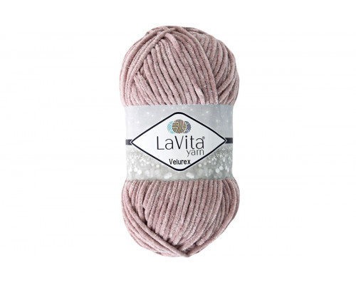 Пряжа ЛаВита Ярн Велюрекс оптом – цвет 4002 пыльно-розовый