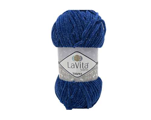 Пряжа ЛаВита Ярн Велюрекс оптом – цвет 5042 синий