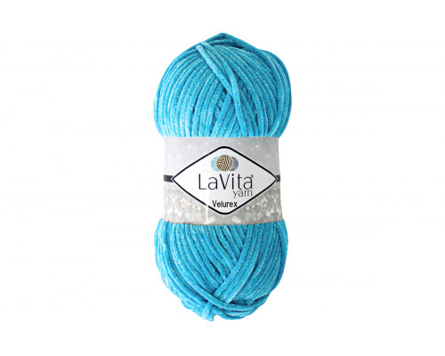 Пряжа ЛаВита Ярн Велюрекс оптом – цвет 5801 голубая бирюза