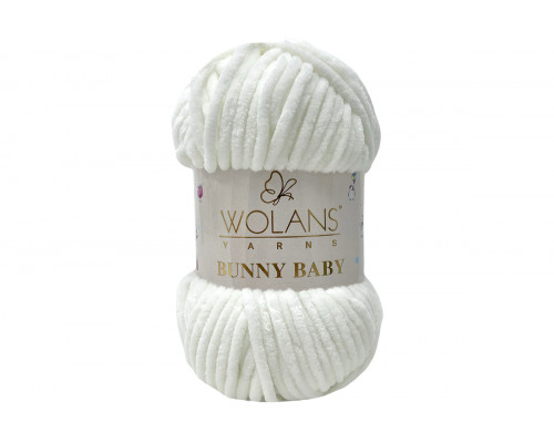 Пряжа Воланс Банни Беби оптом – цвет 100-71 сливочный