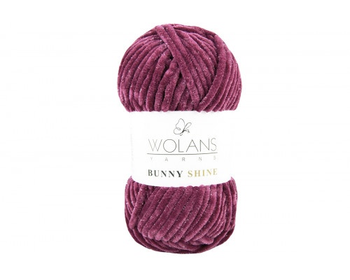 Пряжа Воланс Банни Шайн оптом – цвет 820-22 вишневый