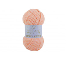Wolans Bunny Tweed 140-04 розовый персиковый-оранжевая россыпь