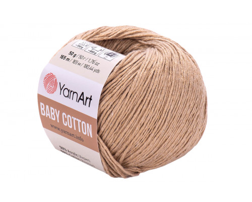 Пряжа YarnArt Baby Cotton оптом – цвет 405 бежевый