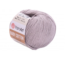 YarnArt Baby Cotton 406 светло-серый