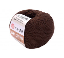 YarnArt Baby Cotton 408 шоколад