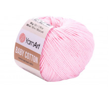 YarnArt Baby Cotton 410 нежно-розовый