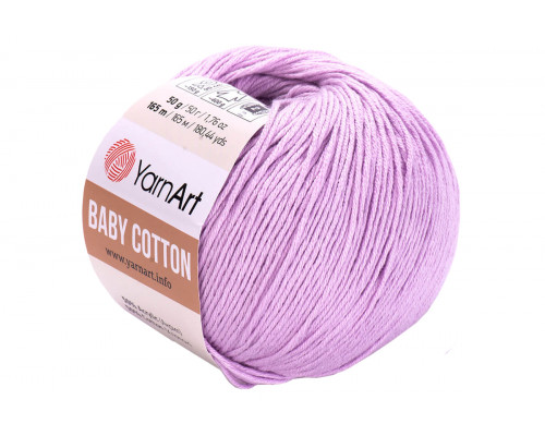 Пряжа YarnArt Baby Cotton оптом – цвет 416 сирень