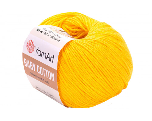 Пряжа YarnArt Baby Cotton оптом – цвет 432 желток