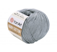 YarnArt Baby Cotton 452 серебристо-серый