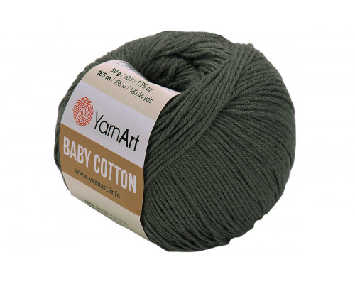 Пряжа YarnArt Baby Cotton оптом – цвет 454 графит