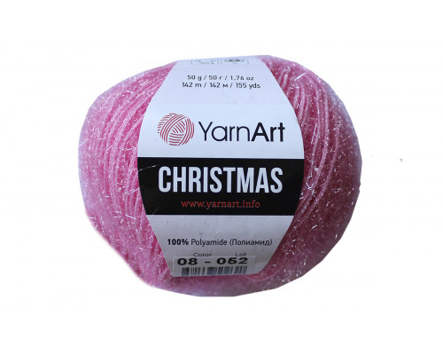 Пряжа YarnArt Christmas оптом – цвет 08 розовый