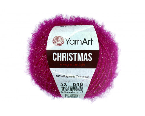 Пряжа YarnArt Christmas оптом – цвет 33 малина