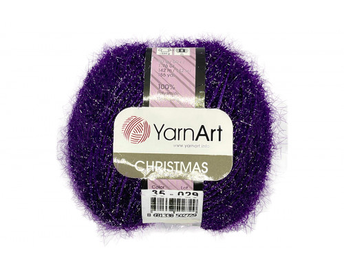 Пряжа YarnArt Christmas оптом – цвет 35 темно-сиреневый