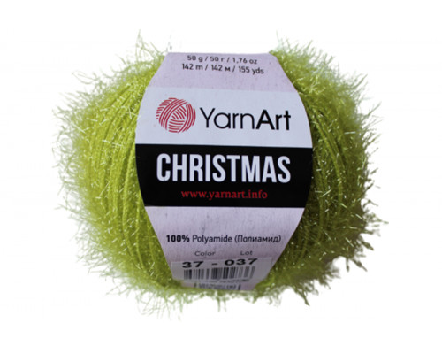 Пряжа YarnArt Christmas оптом – цвет 37 салатовый