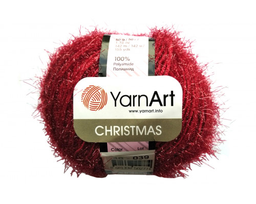 Пряжа YarnArt Christmas оптом – цвет 46 вишня