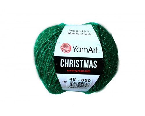 Пряжа YarnArt Christmas оптом – цвет 48 изумруд