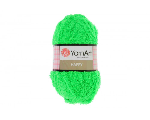 Пряжа YarnArt Happy оптом – цвет 786 ярко-зеленый