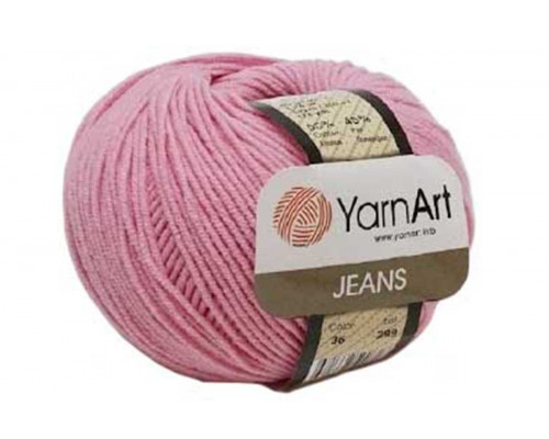 Пряжа/нитки YarnArt Jeans оптом – цвет 36 сухая роза