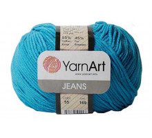 YarnArt Jeans 55 темная бирюза