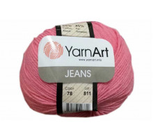 YarnArt Jeans 78 розово-коралловый