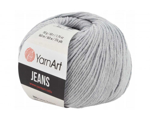 Пряжа/нитки YarnArt Jeans оптом – цвет 80 серо-сиреневый