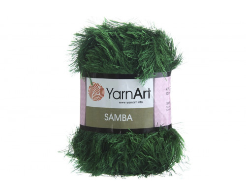 Пряжа YarnArt Samba оптом – цвет 200 темно-зеленый