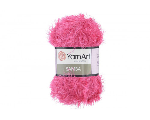 Пряжа YarnArt Samba оптом – цвет 2012 ярко-розовый