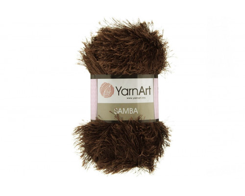 Пряжа YarnArt Samba оптом – цвет 2034 коричневый