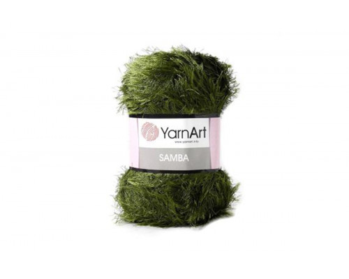 Пряжа YarnArt Samba оптом – цвет 530 темная трава