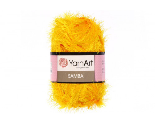 Пряжа YarnArt Samba оптом – цвет 5500 желтый