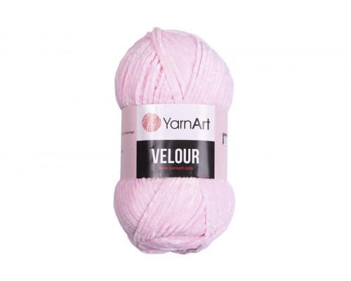 Пряжа YarnArt Velour оптом – цвет 854 нежно-розовый